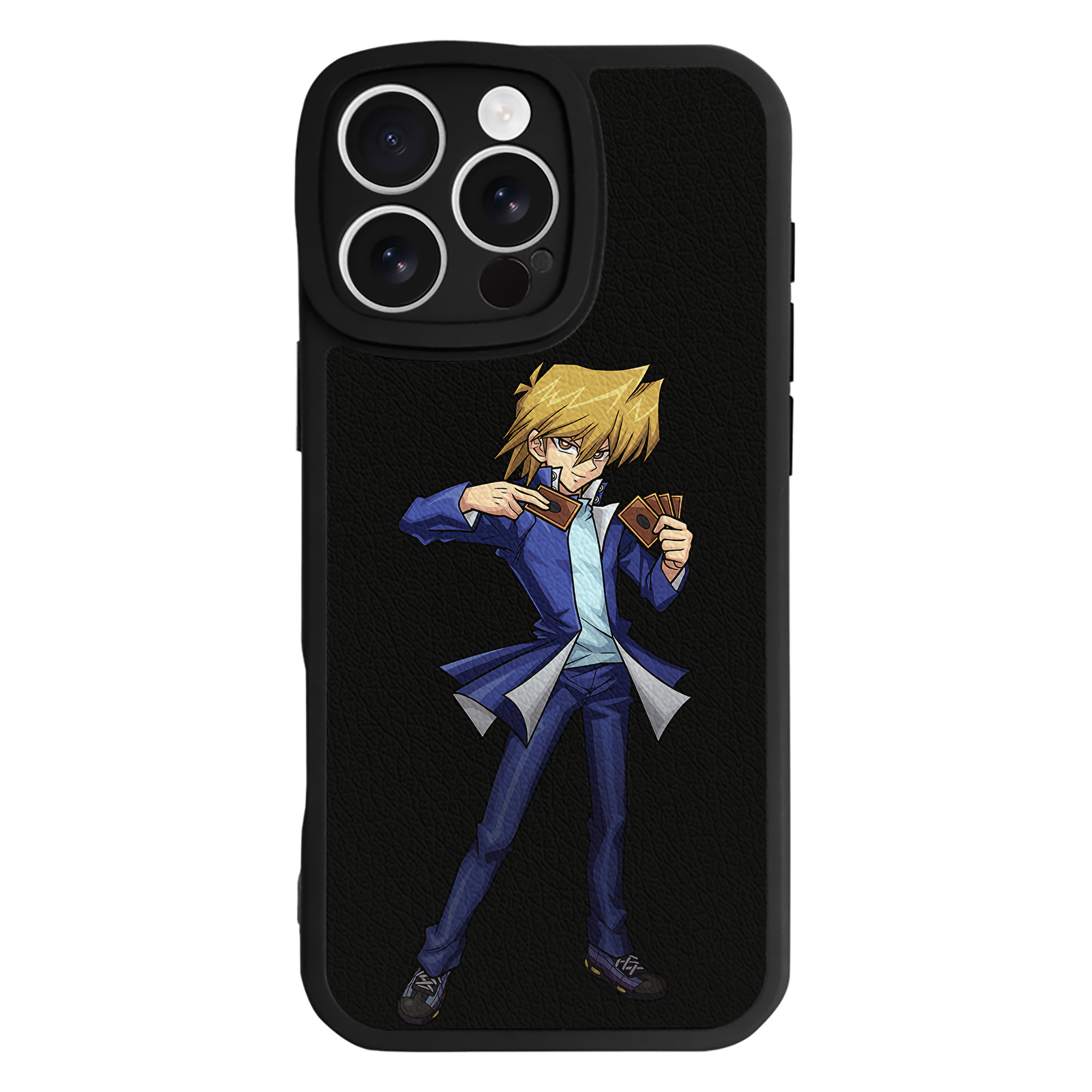 遊☆戯☆王 Yu-Gi-Oh! 【iPhone 16シリーズ対応】シリコンスマホケース（レザー調） 材質：シリコン